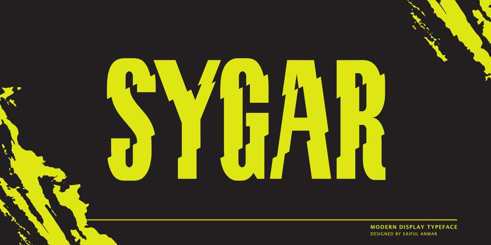 Sygar font