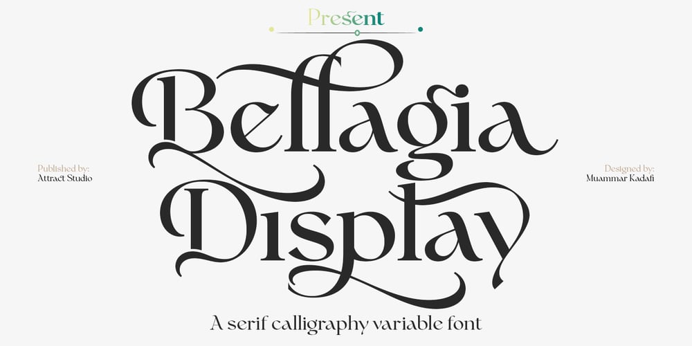 Bellagia Display font
