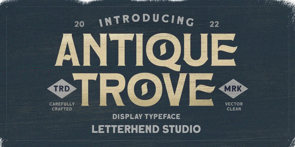 Antique Trove font