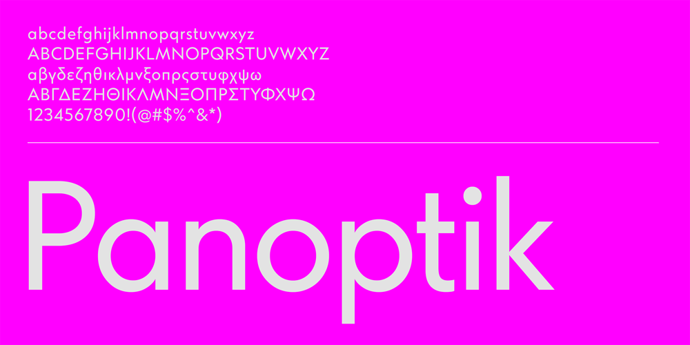 CF Panoptik font