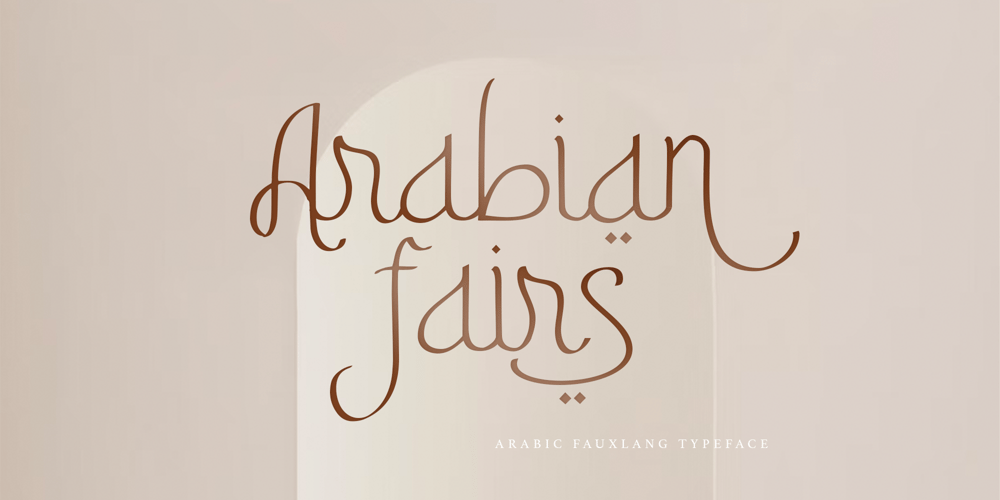 Arabian Fairs font