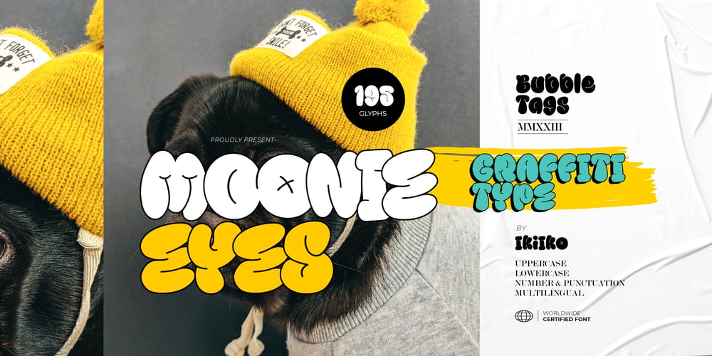 Moonie Eyes font