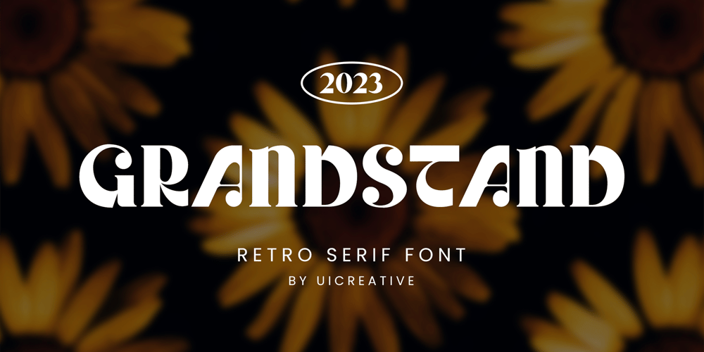 Grandstand font