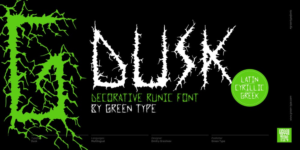 Dusk font