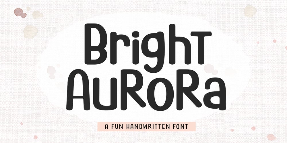 Bright Aurora font