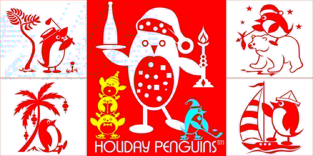 Holiday Penguins font