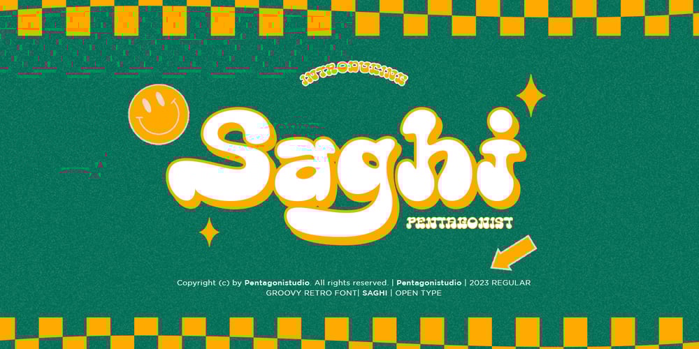 Saghi PS font