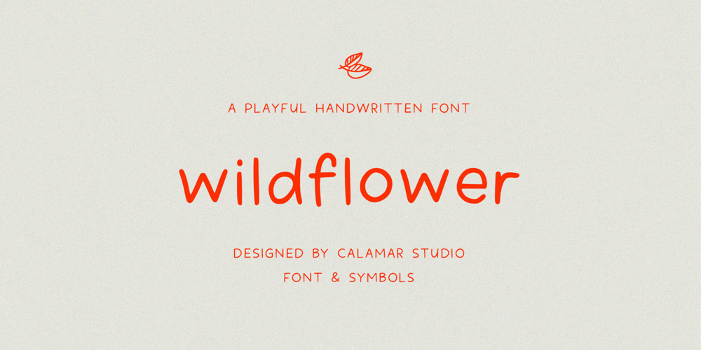 Wildflower font