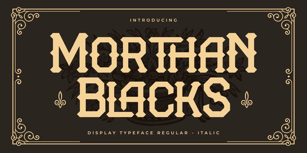 Morthan Blacks font