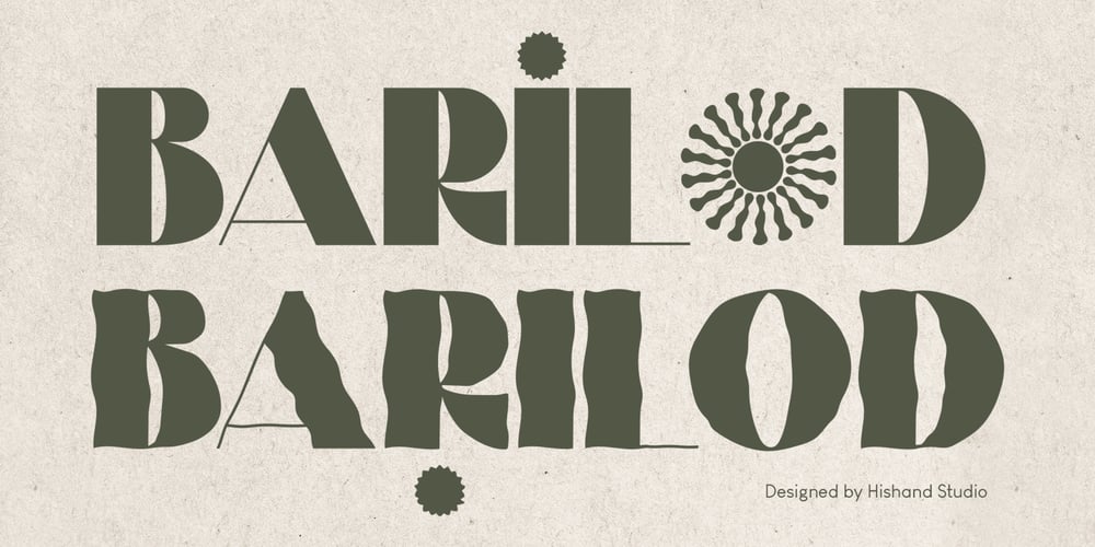 Barilod font