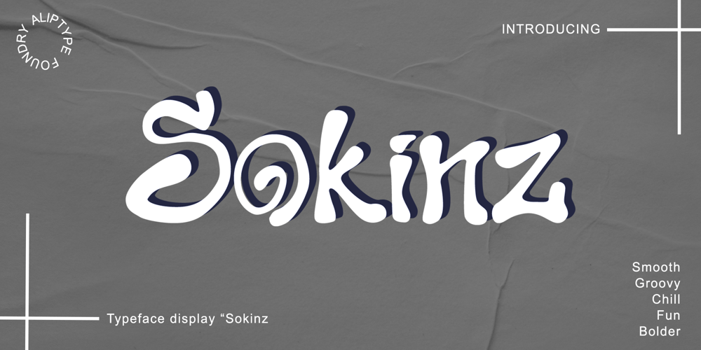 Sokinz font