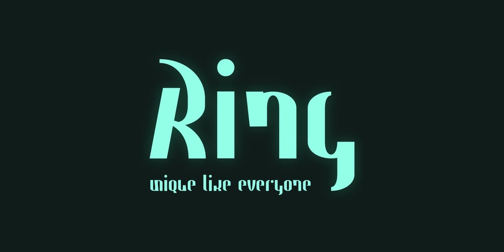Ring Stag font