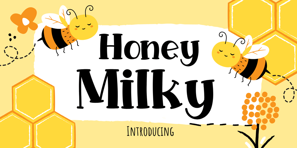 Honey Milky font