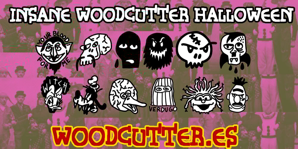 Insane Woodcutter Halloween font