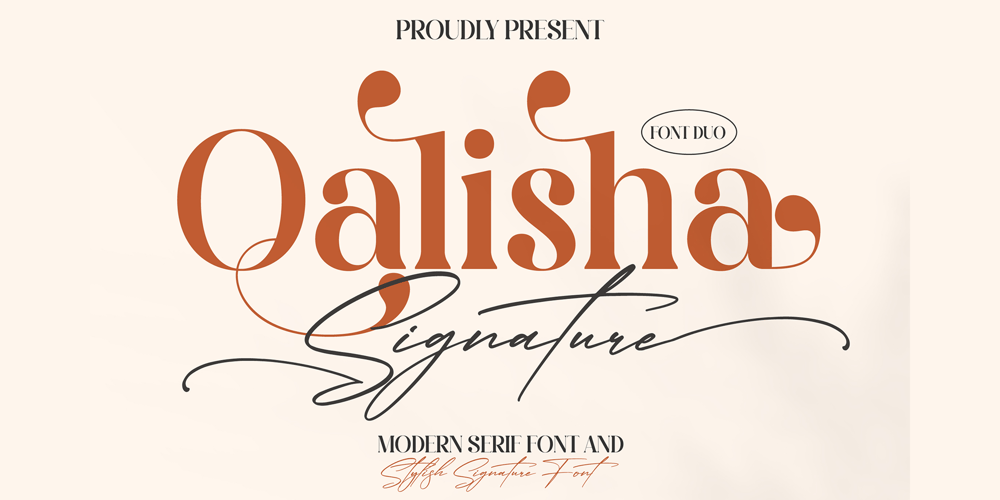 Qalisha Signature Script font