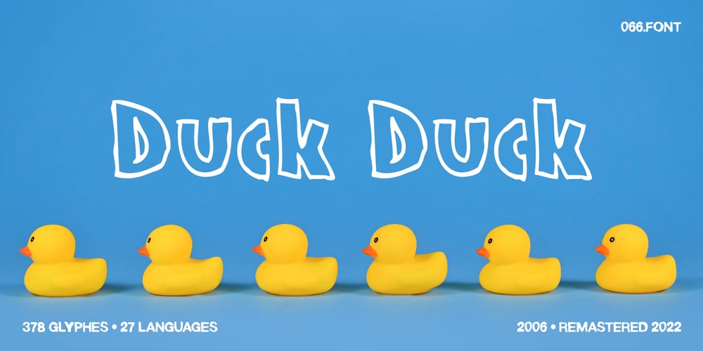 Duck Duck font