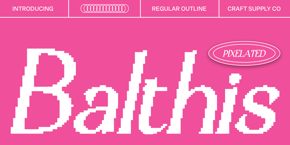 Balthis Pixel font