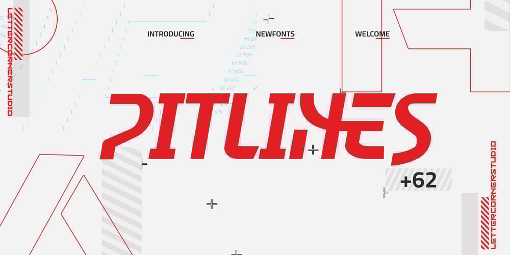 Pitlines font