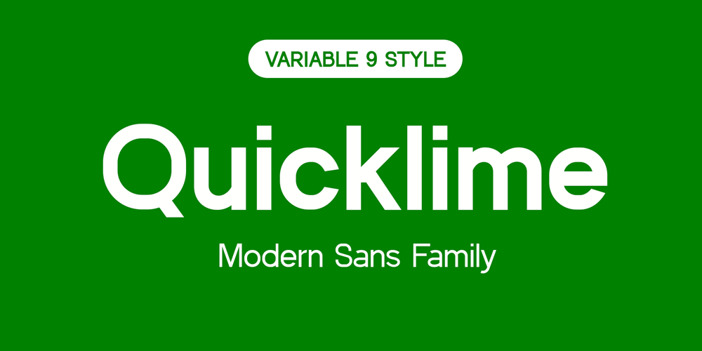 Quicklime font