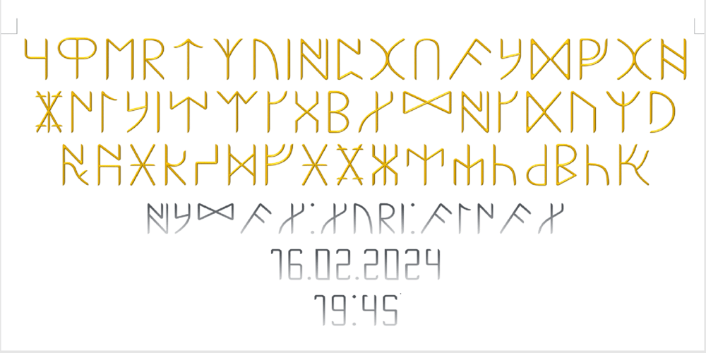 Ongunkan Marcomannic Rune font