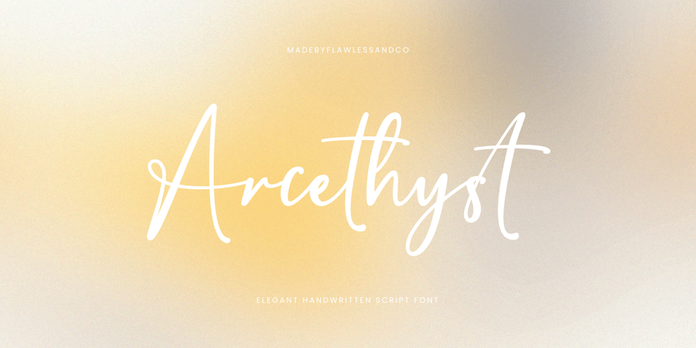 Arcethyst font