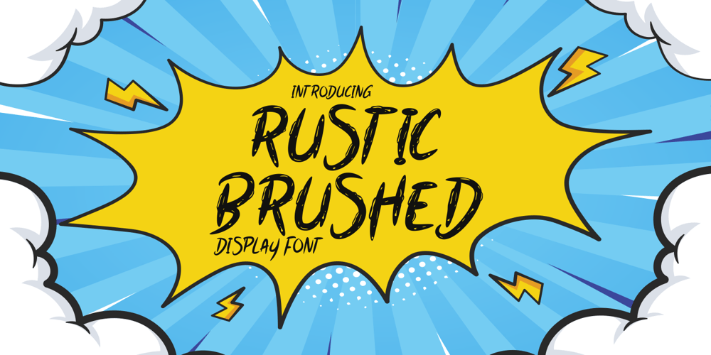 Rustic Brushed font