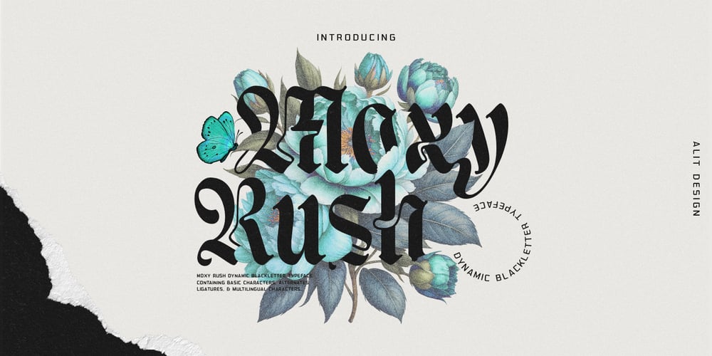 Moxy Rush font