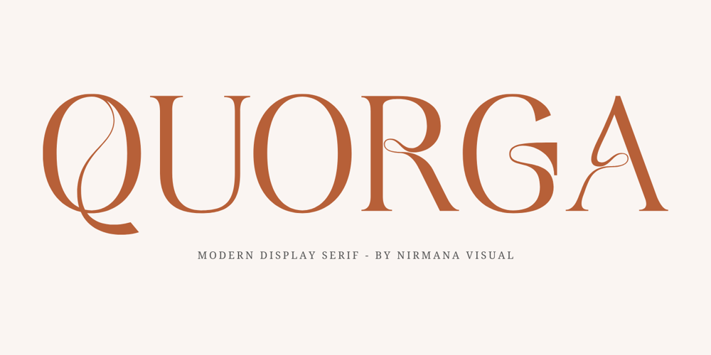Quorga font