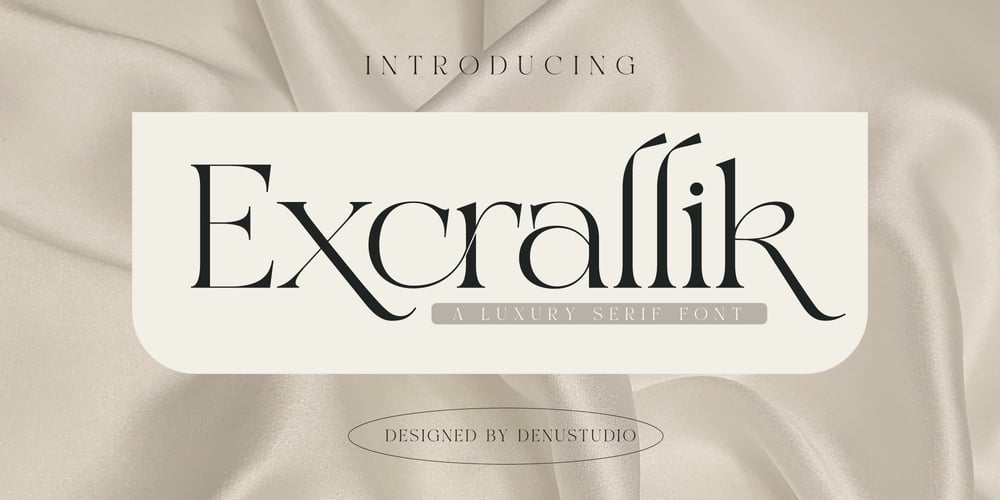 Excrallik font