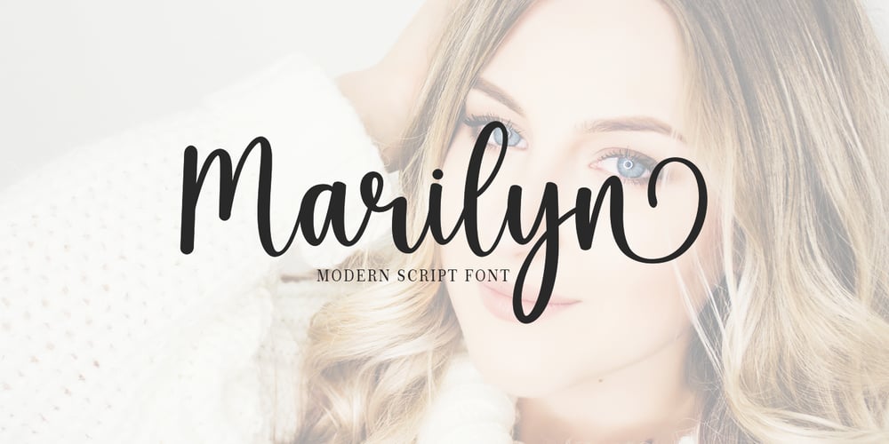 Marilyn Script font