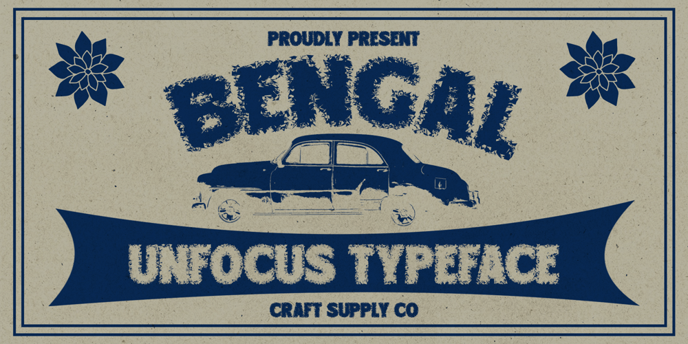 Bengal Unfocus font