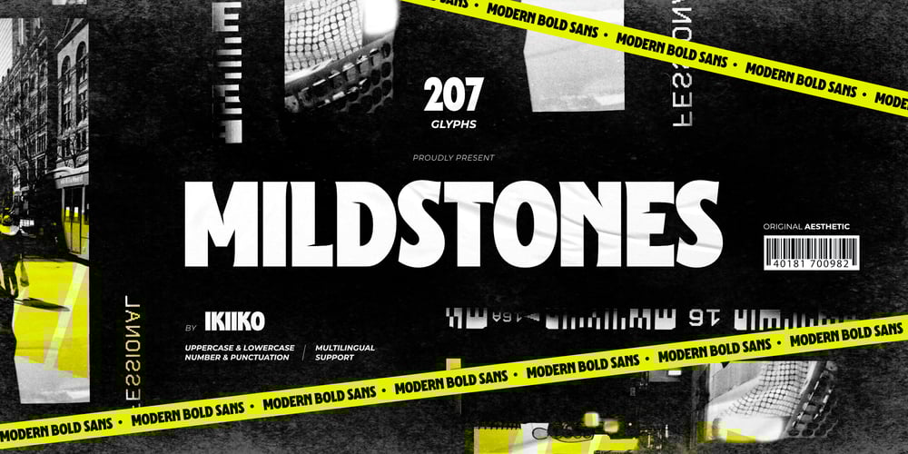 Mildstones font