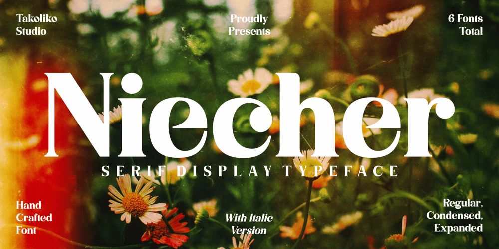 Niecher font