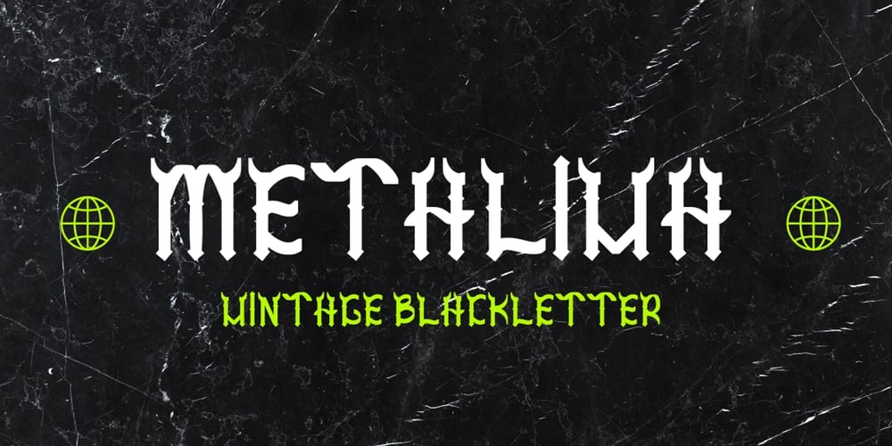 Metaliva font
