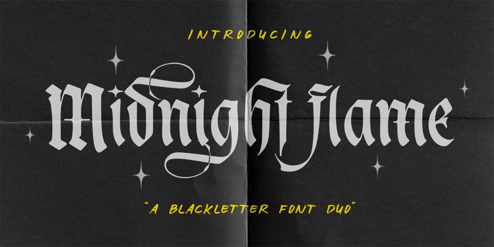 Midnight Flame font