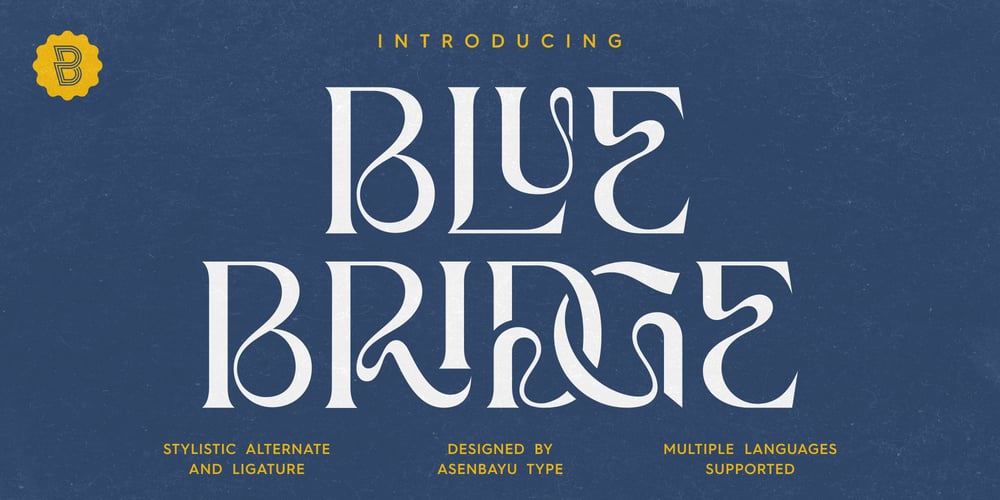 Blue Bridge font