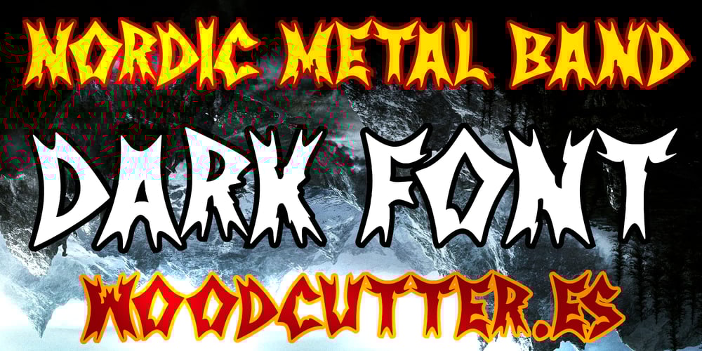 Nordic Metal Band font
