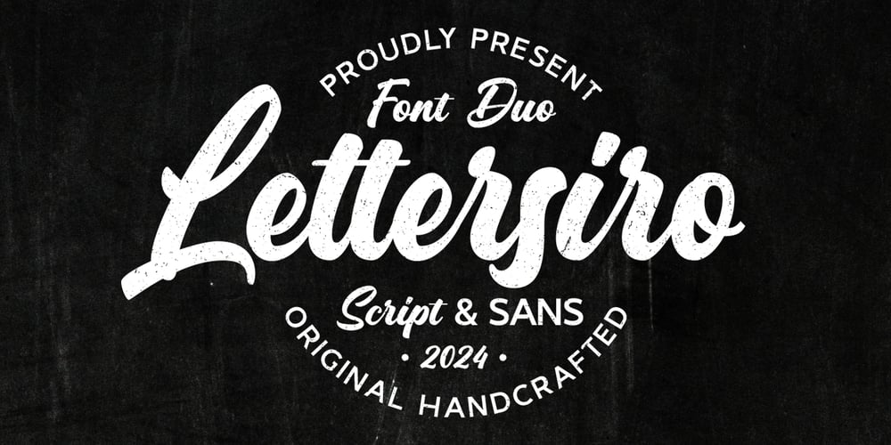 Lettersiro Logotype font
