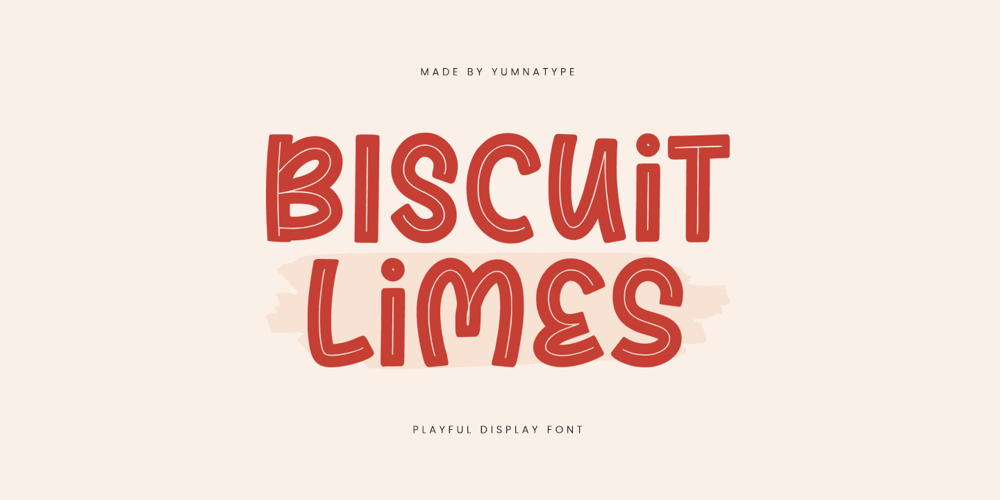 Biscuit Limes font