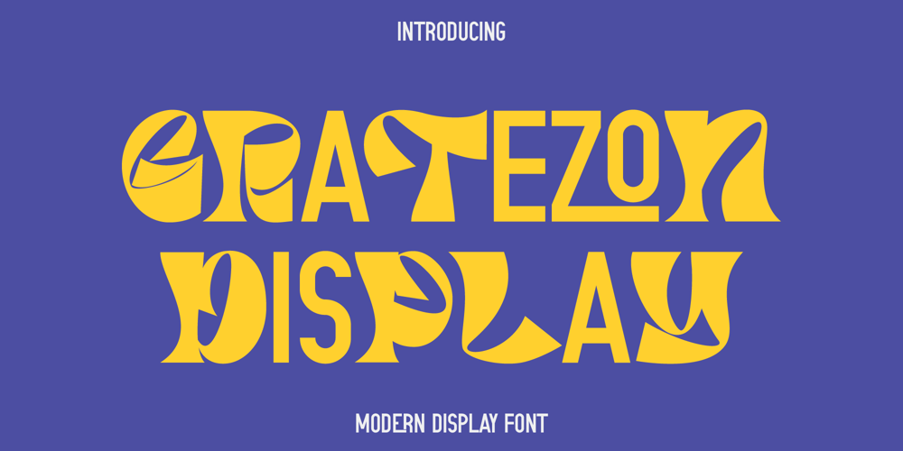 Gratezon font
