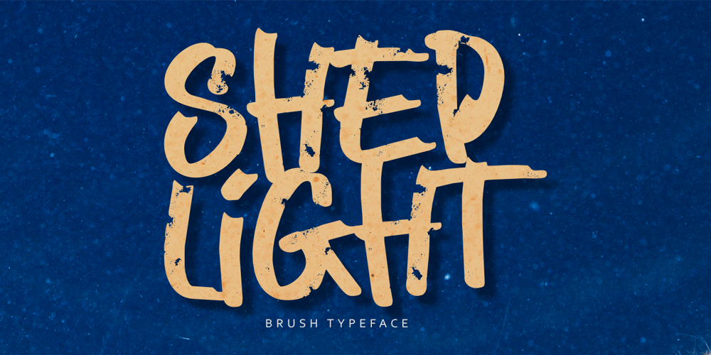 Shed Light font