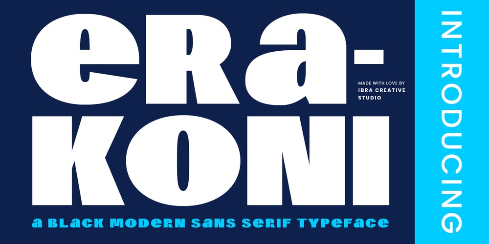 Erakoni font