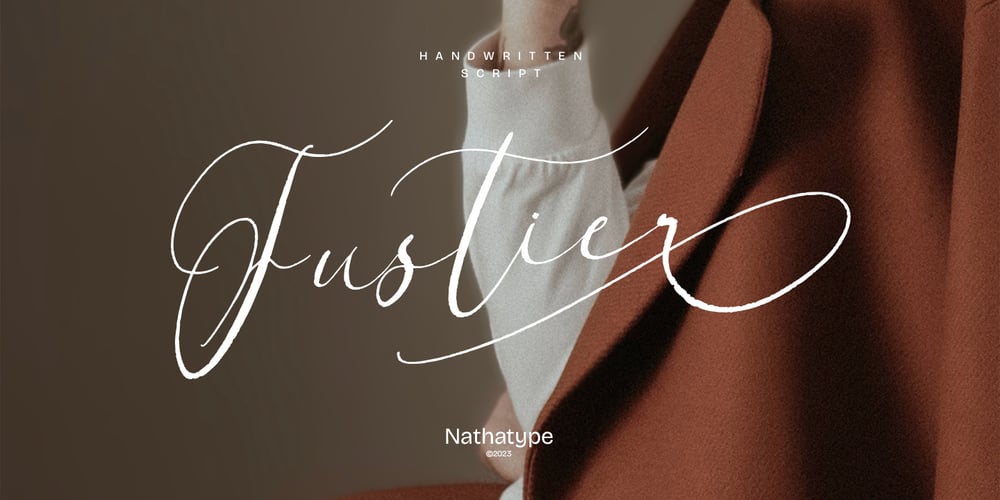 Fustier font
