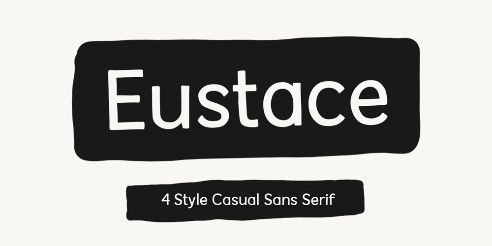 Eustace font