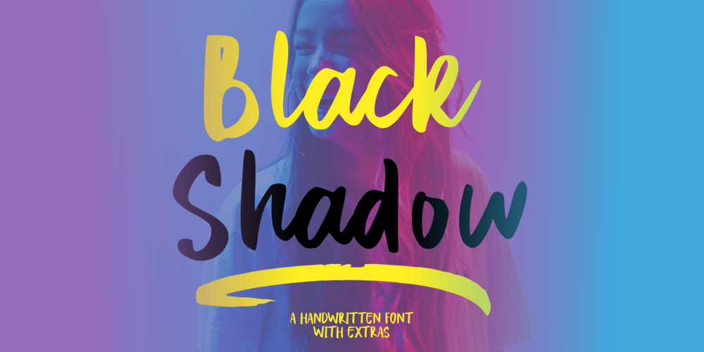 Black Shadow font