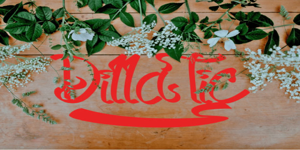 Dilla Tic font