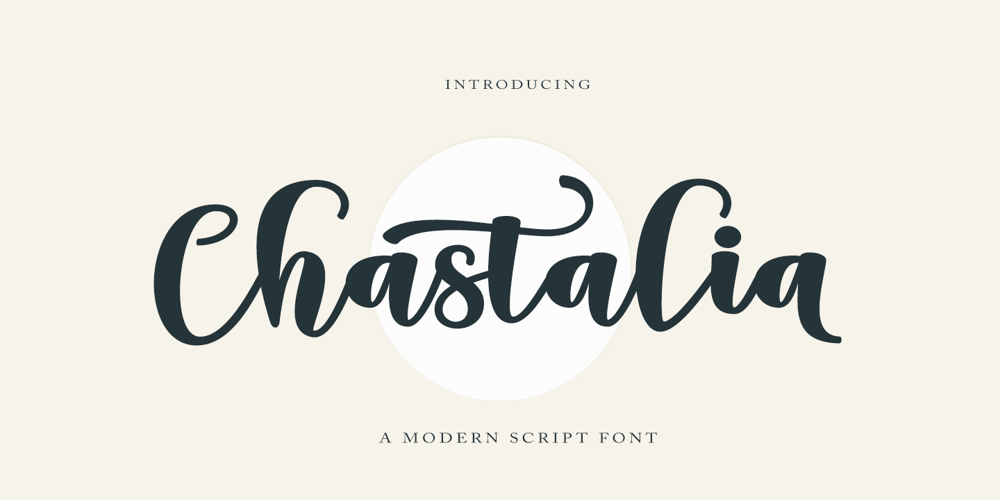 Chastalia Script font