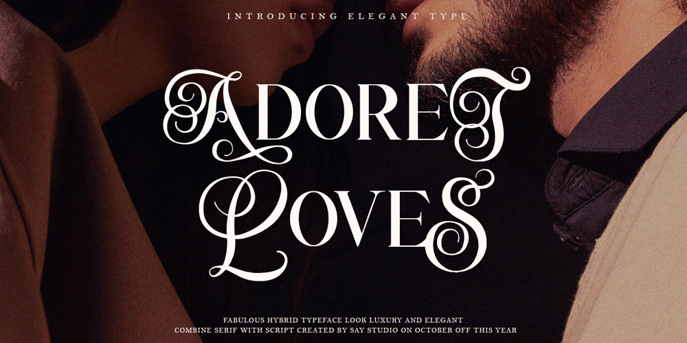 Adoret Loves font