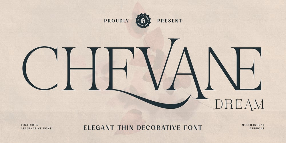 Chevane Dream font