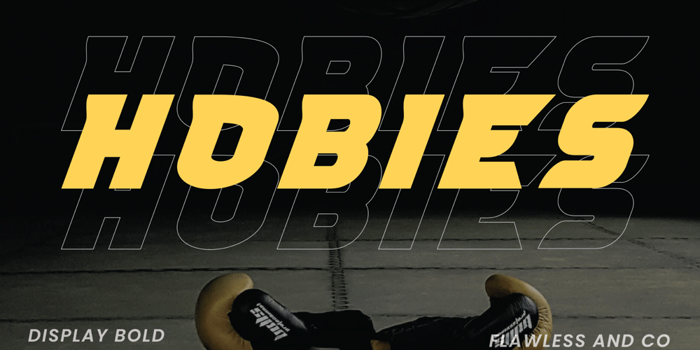 Hobies font
